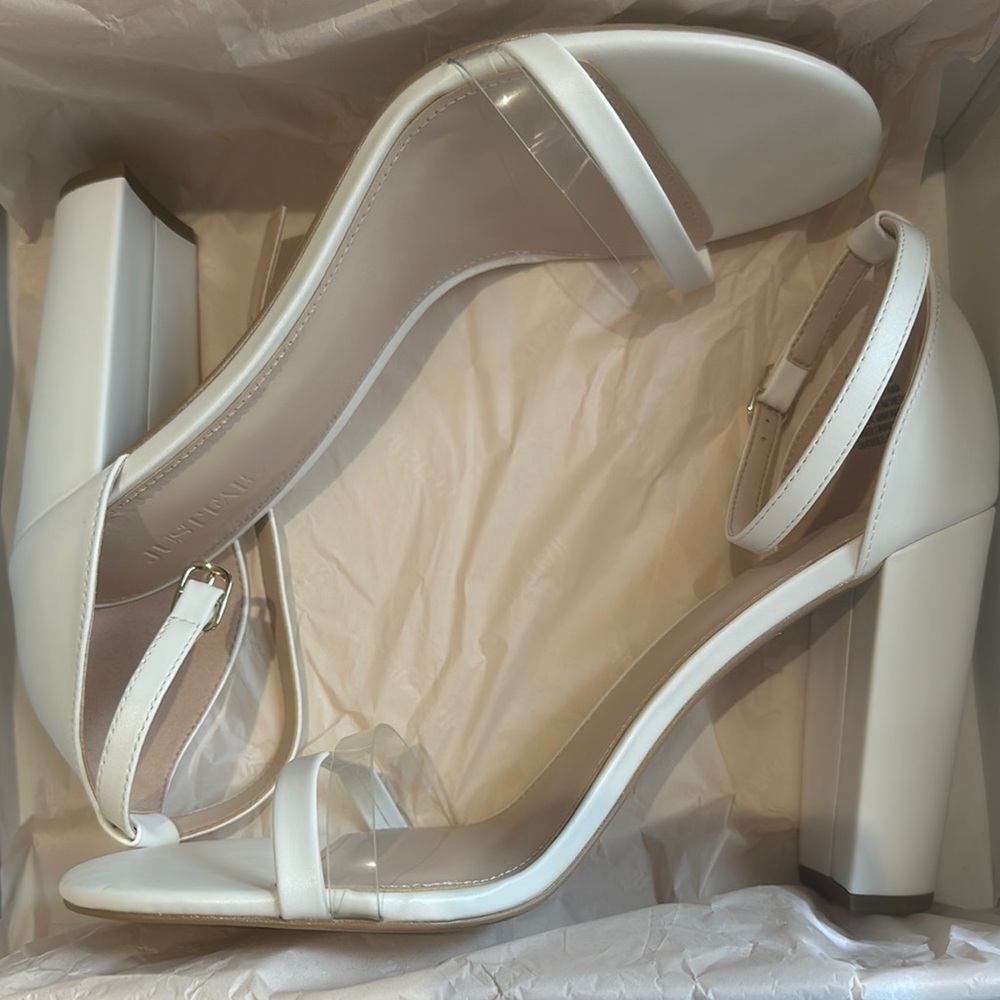 JustFab Sophia Strappy Heeled Sandal